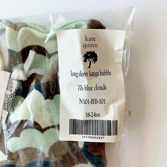 NWT Kate Quinn Organics Long Sleeve Kanga Bubble 18-24 Months - Picture 6 of 7